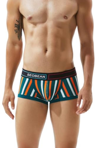 BEEMEN SEOBEAN Low Rise Herren Sexy Unterwäsche Männer Boxershorts Boxer Trunk Designer Baumwolle Stretch Unterhose