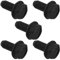 SG Store 5 Pezzi M8x18mm Bulloni Pedivella Bicicletta Mountain Road Bike Bullone Pedivella Movimento Centrale Di Ricambio Per Riparazione Guarnitura Nero