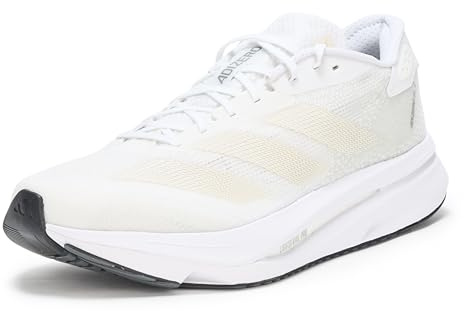 Adidas Mens Adizero Sl2 M, White/Zero Metallic/Dash Grey, 11