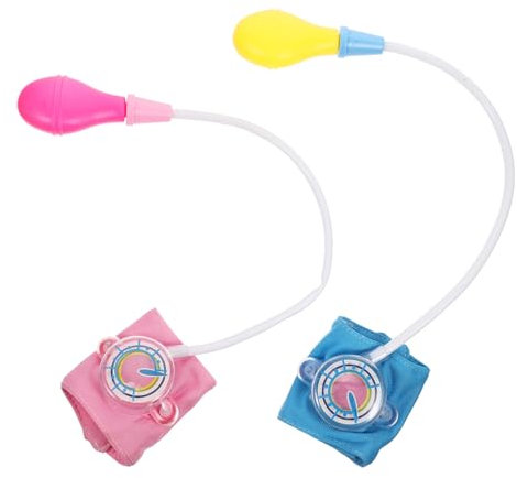Abaodam 2St Blutdruckmessgerät Spielzeug Kinder doktor Set Doctor Set for Spielzeuge Kinderspielzeug Kinderbedarf Arztkoffer für Kinder realistisch Karikatur Suite Werkzeugkasten Büro