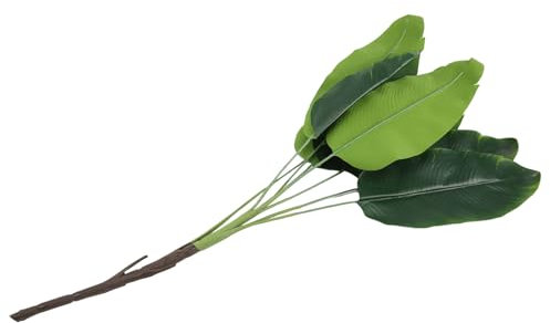 SOFORFREEM Künstliche Pflanzen, tropische Blätter, Bananenbaum, Kunstpalme, Blätter, künstliche Blätter, Innenbereich, Garten, Hochzeitsdekoration