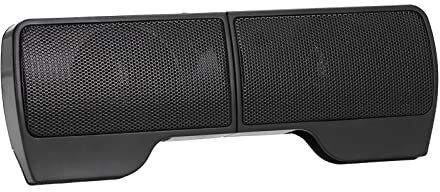 F&Y Altoparlanti per computer portatili, alimentati tramite USB, con cavo, soundbar, suono stereo con clip per schermo, per monitor, notebook, tablet, TV