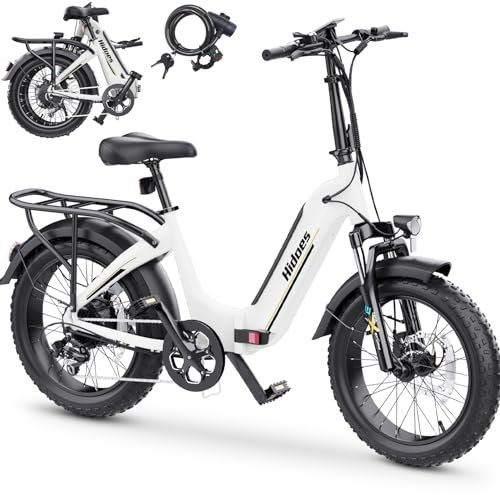 iENYRID E-bike Electric Bike for Adults,13Ah Battery 30-70Km Range,250W Motor Hidoes E Bike for Women Men Electric Mountain Bike for Adults,20 Fat Tire Folding Electric Bike 7-Speed
