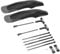 CHENJIAHAO Schutzbleche Mountainbike Mountainbike Kotflügel Fahrrad Kotflügel Quick Release 26-29 Zoll Vorne Hinten Reifen Rad MTB Rosd Bike Kotflügel Kotflügel Schutz Fahrrad Schutzblech(A Set)