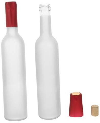 PRETYZOOM Wiederverwendbare Weinflaschen Aus Glas 500 Ml Leere Flaschen Für Basteldekoration