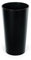 Tymar Pot de fleurs haut pour l'intérieur, grand pot de fleurs, noir, diamètre : 25 cm