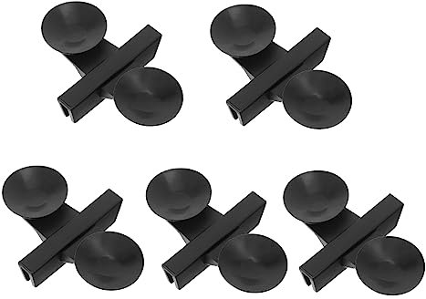 Happyyami 5pcs Tropical Fish Tank Divider Clamps Aquarium Separator Strong Suction