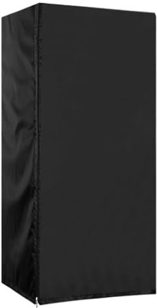 Refrigerator Dust Cover - Outdoor Refrigerator Cover, Outdoor Vertical Freezer Cover | Waterproof Vertical Freezer Cover with Zipper, Freeze Cover