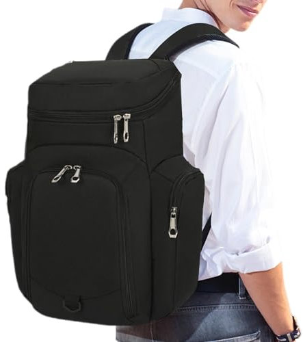 Acunny Mochila de baloncesto, para libros de baloncesto, para botellas de agua de gran capacidad, gruesa para portátil, impermeable para voleibol, ordenador, ropa