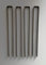 Hirsch Terracotta Bodenanker 40cm Flachstahl feuerverzinkt Set=4 Stück 400x44x20 mm feuerverzinkt, angespitzt, Bohrung 8mm