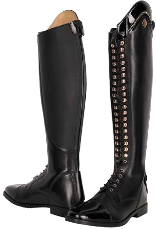 Imperial Riding Reitstiefel IRHOlania Dressage, Black Lack-Rose, 40