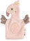 Fehn Waschhandschuh Flamingo – Waschlappen mit Tiermotiv für fröhlichen Badespaß – saugstark & kuschelweich – für Babys und Kinder ab 0+ Monaten