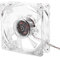 Ventilador de Enfriamiento CPU LED Transparente con 4 Lámparas de Color para PC Computer 5V USB 8cm CPU Finerer Ventilador para Uso la Oficina y el Hogar