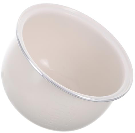 FONDOTIN Ceramic Rice Cooker Inner Pot Replacement 2L Non-Stick Electric Cooker Accessory Removable Round Hemisphere Pot for Cooking Rice Soups and Yogurt