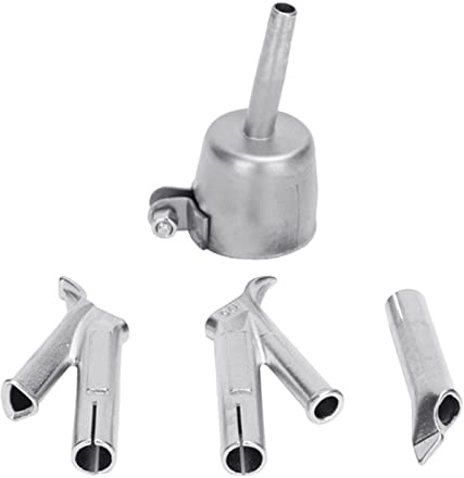 4Pcs Speed Welding Nozzles Round Welding for Head Y Type for PVC Hot Air-Blower Triple-Cornered Speed Nozz Air Blowers for Compressors Radiator Nozzle Car Cleaning Drying Inflatables