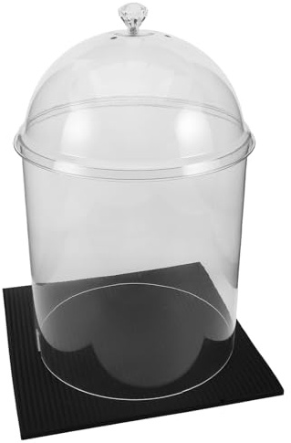 Hemobllo Small Sound Reducing Blender Cover Noise Reduction Shield with Acrylic Material for Kitchen Appliances – Compact Size Soundproof Shield Compatible with Mixer and Juicer