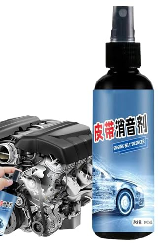 Keilriemen Conditioner Spray 100ml - Automobil Gürtelschmiermittel Gegen Quietschen Und Rutschen Hochwirksames Pflege Spray Für Motorriemen Verbesserung Der Laufleistung Und Geräuschkontrolle Für Wart