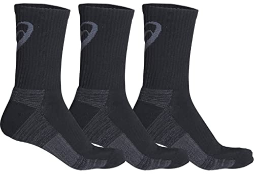 ASICS Training Crew (3 Pack), Black, Small