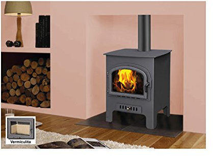 Theca Oslo 6500400 - Stufa a legna, liscia
