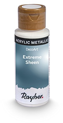 Rayher Hobby Extreme Sheen 35014566 - Pintura metalizada (59 ml), color gris azulado