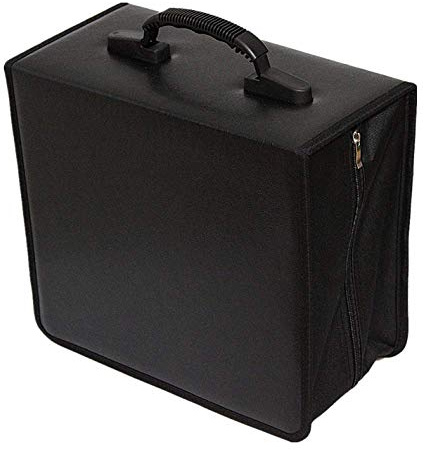 Penlonda Disc CD DVD Bluray Storage Holder Solution Binder Sleeves Carrying Case((400 Capacity))