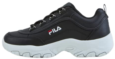 FILA Unisex Kinder Strada Low Teens Sneaker, Black, 36 EU