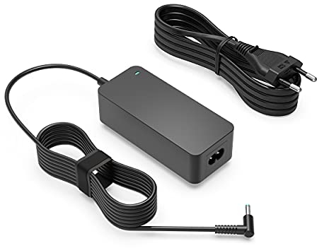 Chargeur 65W/45W Compatible avec HP Envy X360 13 15 17 Elitebook Folio 1040 G3 Pavilion X360 Stream 11 Pro Adaptateur d'alimentation pour Ordinateur Portable