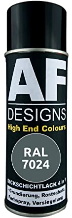 Alex Flittner Designs Rostschutzlack 4in1 RAL 7024 Graphitgrau Metall Schutzlack Spray Rostschutzfarbe Sprühdose