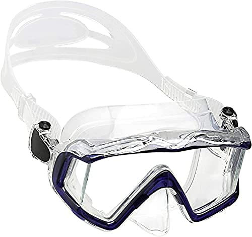 KRASS Brille Tauchen Schnorcheln Tauchmasken Schnorchelausrüstung Set Silikonrock Tauchmaske Professionelle Schnorchelausrüstung Für Erwachsene,Violett,Collector88