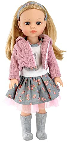 Bibi Doll 15-Inch Sophia Olsson Fashion Doll - Blonde Hair, Movable Limbs, Stylish Outfit - Perfect Play Doll for Girls, Encourages Creativity, Fashionable Princess Great for Ages 3+