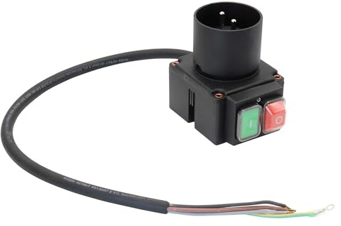 SECURA Schalter mit 230 V kompatibel mit ATIKA ASP 6 N 6-1050 und 5,5 Holzspalter Woodster
