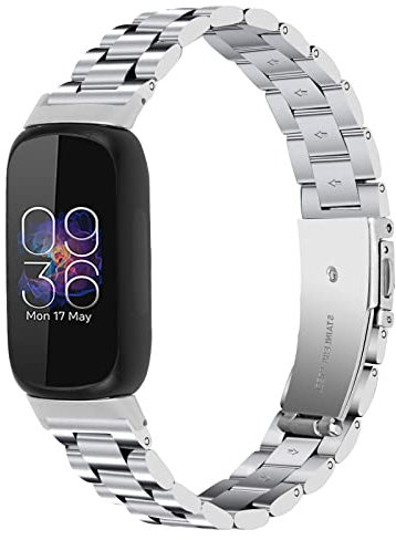 Chofit Cinturini compatibili con Fitbit Inspire 3, cinturini in metallo in acciaio inossidabile per bracciale di ricambio per Inspire 3