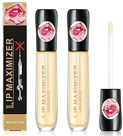 Mirimama 2PCS Vitamin E Lip Plumper & Balm Lipstick Treatment, Lip Maximizer