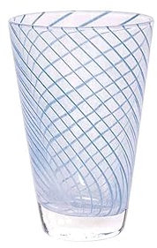 OYOY Living - Yuka Swirl Glass - Pack of 2 - Blue (L301056)