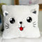 ODIWEN Kuschelkissen Kinde, Kissen Deko, Kinderkissen, Plüschkissen, Flauschig Dekokissen mit Füllung, Zierkissen für Babyzimmer, Kissen Kinderzimmer, Kissen Lustig, Kuscheltier Kissen