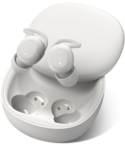 Caofutongyy L29 Invisible Sleep Earphones, Wireless Sleep Earbuds For Side Sleepers, Bluetooth 5.3 Mini Headphones Noise Blocking, Tiny Comfortable Headphones with volume control for Work Workout