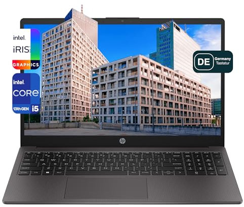 HP 250 G10 Laptop, Intel Core i5-1334U, 64 GB DDR4 RAM, 4 TB PCIe SSD, 15.6 FHD, Intel Iris Xe Graphics, QWERTZ Tastatur, Windows 11 Pro, Anthrazit