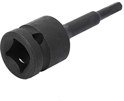 Outil de Réparation D'embout D'adaptateur de Douille de clé à Chocs D'air de Douille Hexagonale de 1 ou 2 Pouces, Conception épaissie, Trempe Secondaire Globale, (Douille