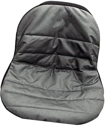 kivrimlarv Housse de siège de tondeuse autoportée au design élégant, housse de siège de tracteur en tissu Oxford imperméable pour jardin, cadeau, intérieur, extérieur, couleur grise