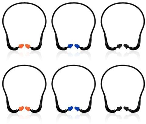 UILYNIU 6 Stücke Ohrstöpsel, Ohrstöpsel Konzert, Lärmschutz, Ohrenschutz, Wiederverwendbar, Geräuschreduzierende Ohrstöpsels für Festival Flugzeug Arbeit Musik Motorrad Musiker (Mehrfarbig)