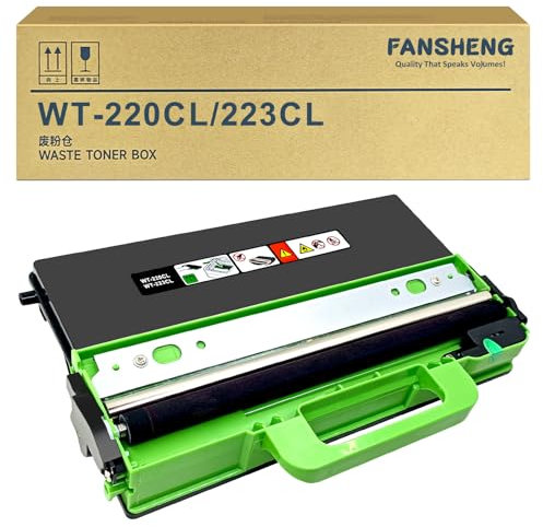 WT220CL WT223CL Resttonerbehälter 220CL 223CL Kompatibel für Brother DCP-9017CDW 9020CDW 9022CDW HL-3140CW 3170CDW L3210CW L3230CDW L3270CDW MFC-L3710CW L3770CDW Drucker Resttoner Sammler (Schwarz)
