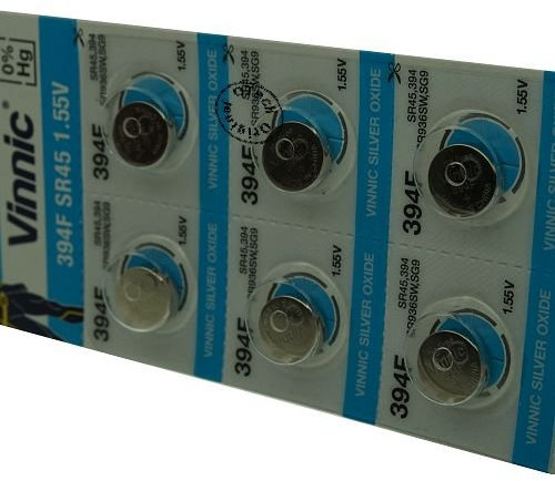 Vinnic VinnicPack de 10 Piles pour Swatch Irony Diaphane Chrono NAVIG