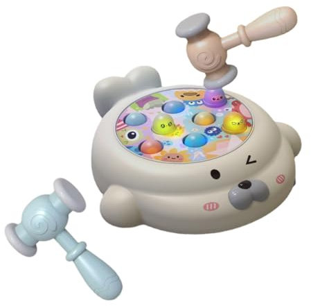 BESTonZON Schlagendes Maulwurfsspielzeug Mit Hämmerndem Design Für Junge Mädchen Kognitives Spielzeug Interaktives Spielzeug Zur Hand-Augen-koordination