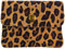 modamoda de P09 Damen Münzgeldbörse Geldbörse Portemonnaie Klein Leder Made in Italy P09, Farbe:Leo Wildleder Cognac