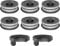 StarRing 4/8/12 piezas de repuesto de línea de bobina y cubierta de carrete para Einhell GC-ET 4530 3405685 accesorios de recortadora, línea y tapa de carrete de césped de alimentación automática (8
