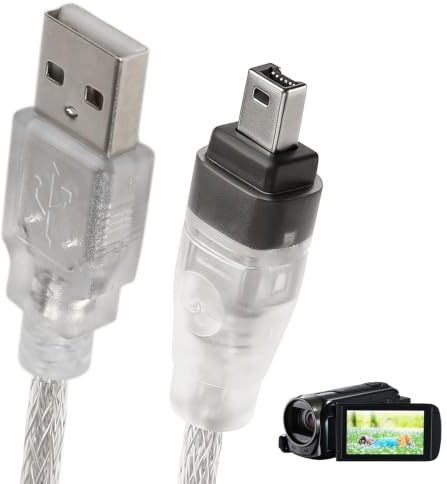 Elecora Cavo adattatore FireWire a USB C 1394 4 pin maschio