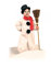 98/104 Schneemann mit Schal