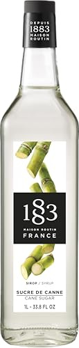 1883 Rohrzucker Sirup | Qualität aus Frankreich | 1 Liter | Glasflasche | Vegan