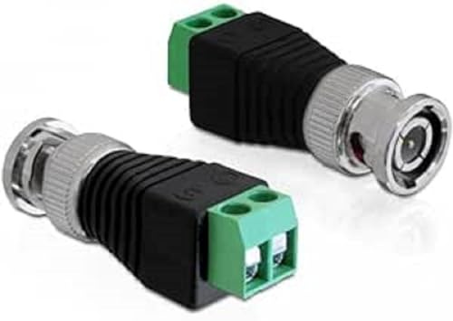 Delock Antennenadapter - BNC (M) - 2-polige Klemmleiste (W), 65323