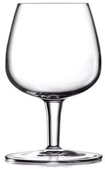 Luigi Bormioli D.O.C. Titanium Reinforced Set of 6 Glass Port Glasses Gift Boxed 21.5cl